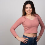 Women's Long Sleeve V-Neck T-Shirts